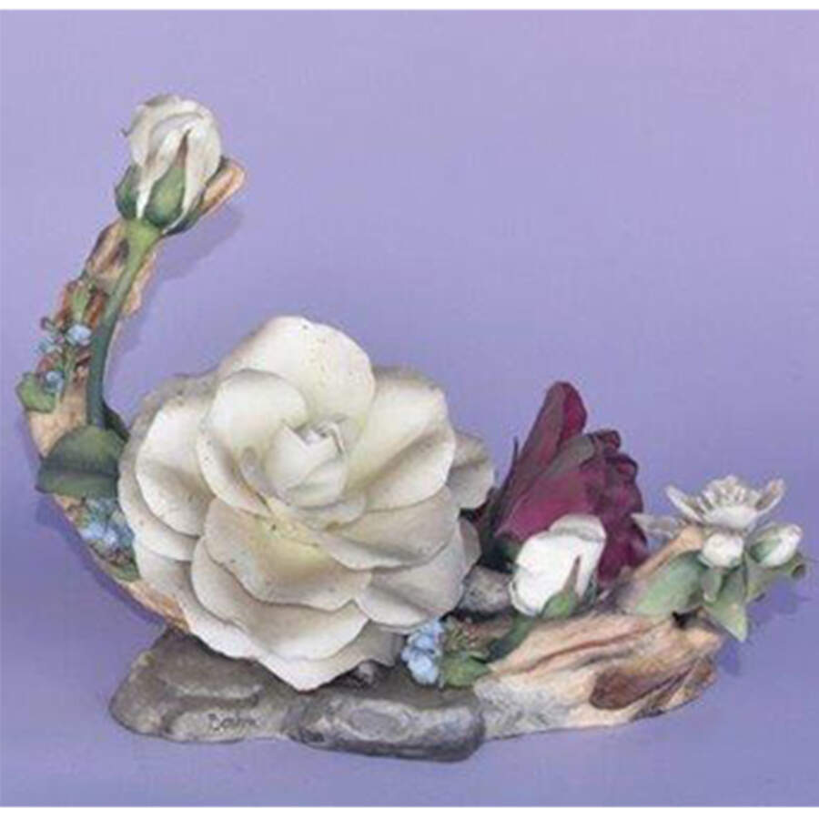 Flower Sculptures Lady Diana Rose Centrepiece - No Box by Boehm-1