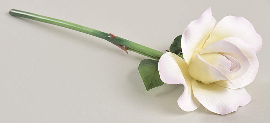 Flower Sculptures Long Stemmed Pink Rose - No Box by Boehm-1