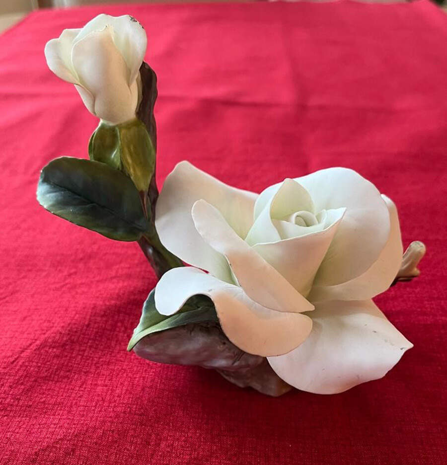 Flower Sculptures Pascali Rose - No Box by Boehm-1