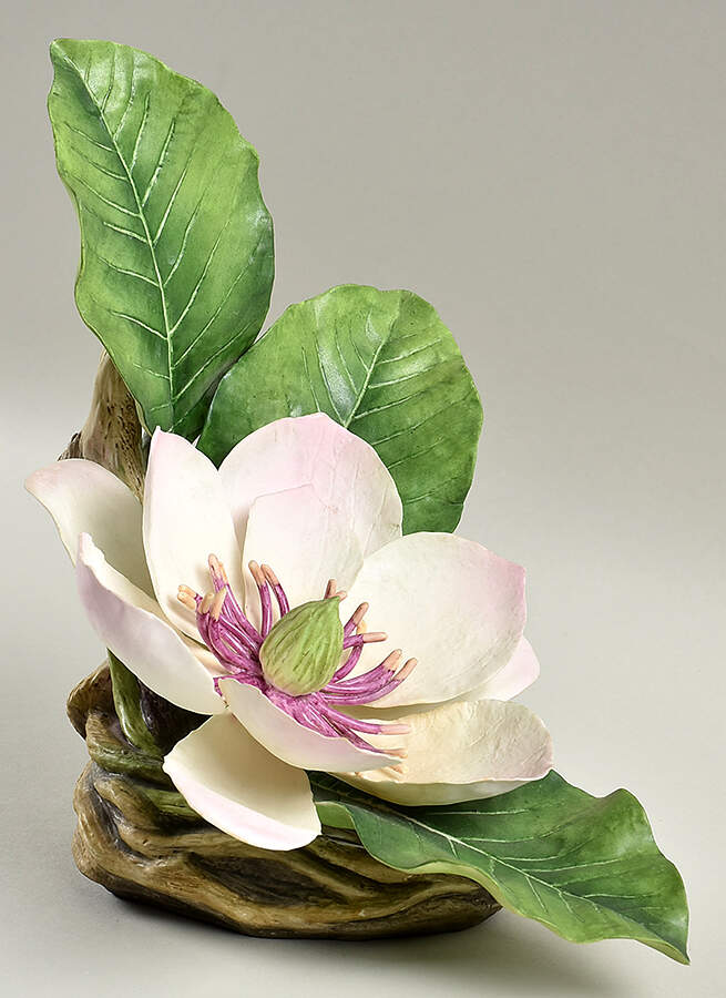 Flower Sculptures Magnolia Parviflora Watsonii - No Box by Boehm-1