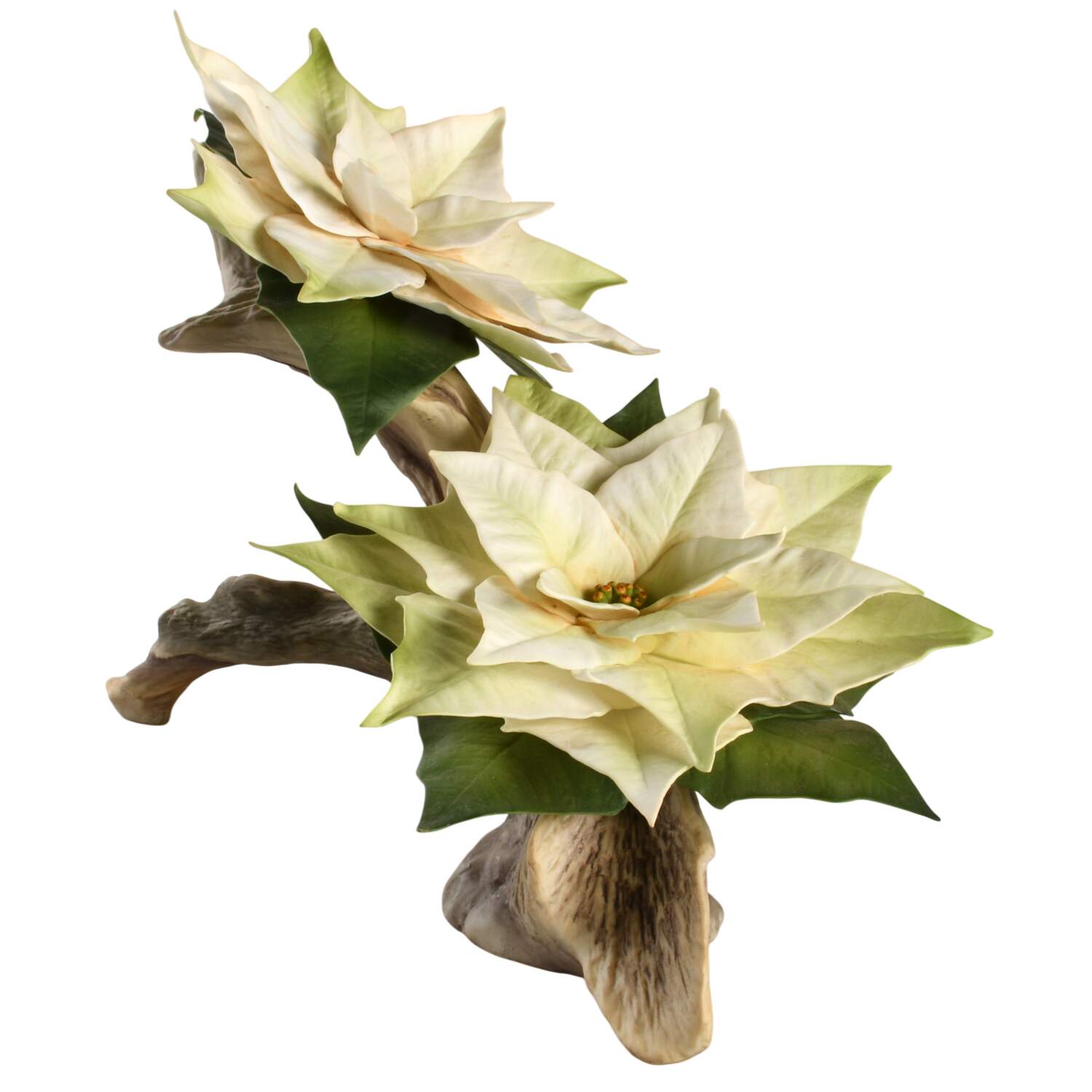 Flower Sculptures Poinsettias-White - No Box by Boehm-1
