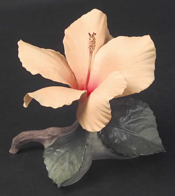 Flower Sculptures Sundance Hibiscus - No Box by Boehm-1