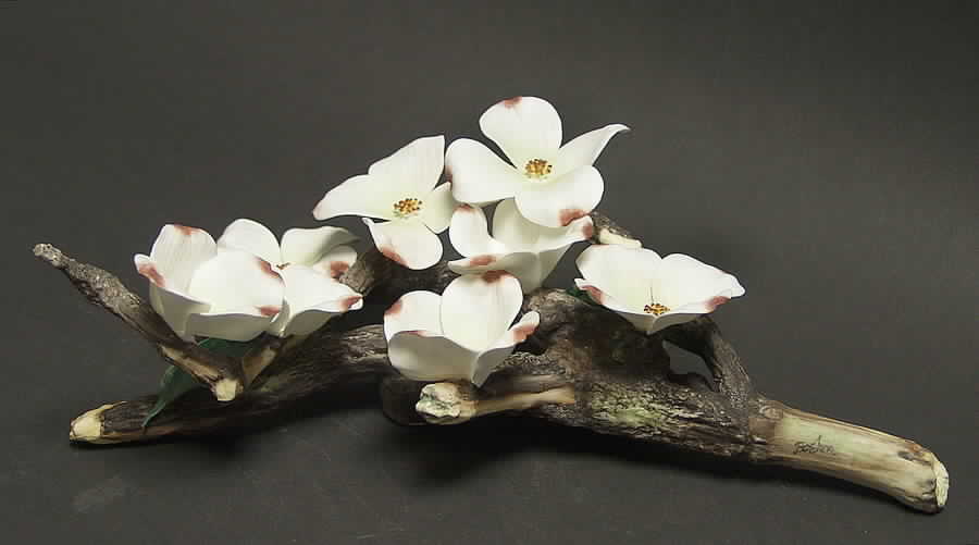 Flower Sculptures Dogwood - No Box by Boehm-1