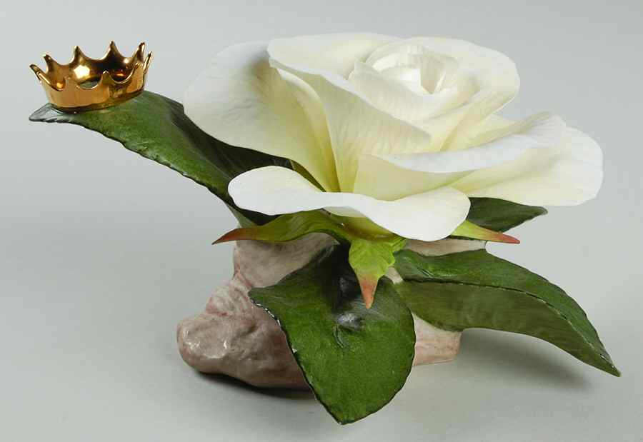 Flower Sculptures Princess Diana-England Rose - No Box by Boehm-1