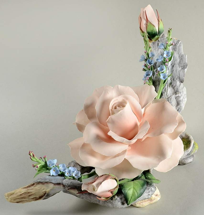 Flower Sculptures Lady Helen Rose - No Box by Boehm-1