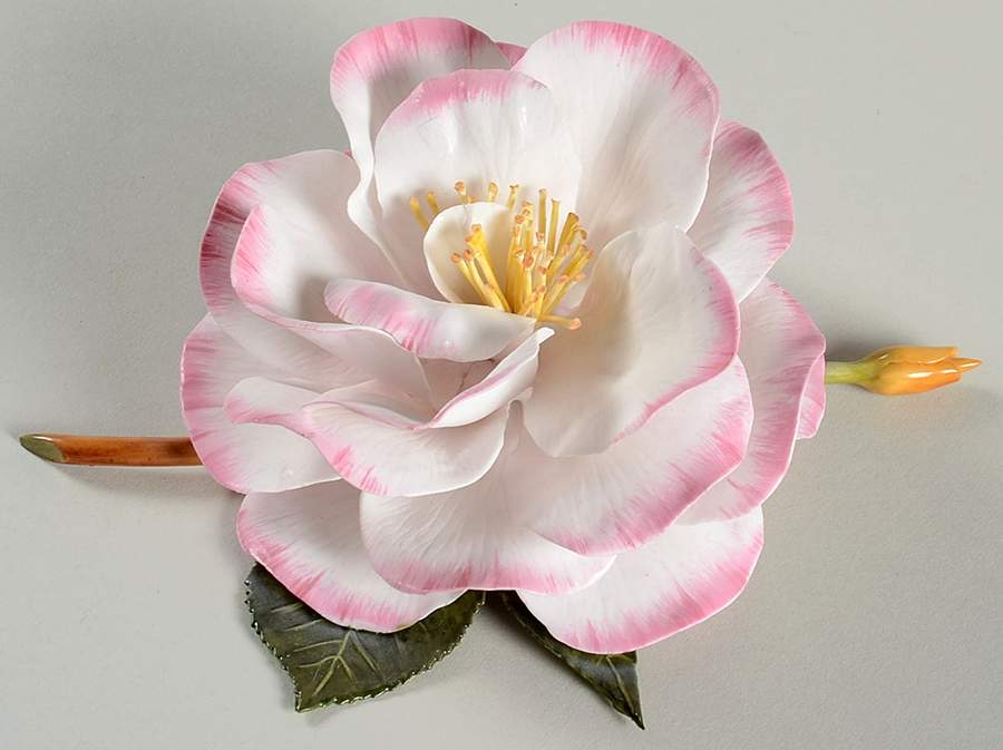 Flower Sculptures Betty Sheffield Camelia - No Box by Boehm-1