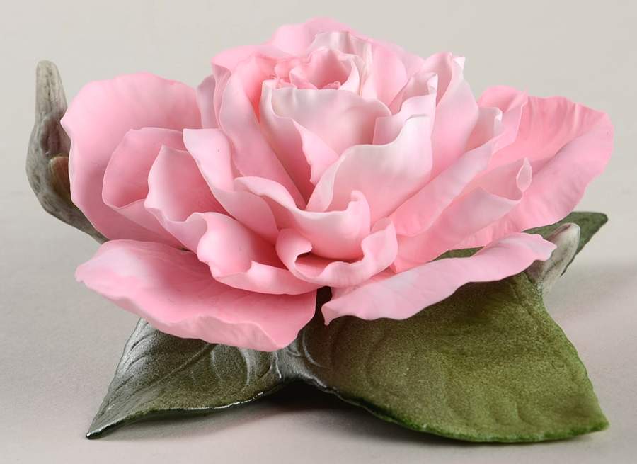 Flower Sculptures Cotton Candy Camellia - Nb330, No Box by Boehm-1