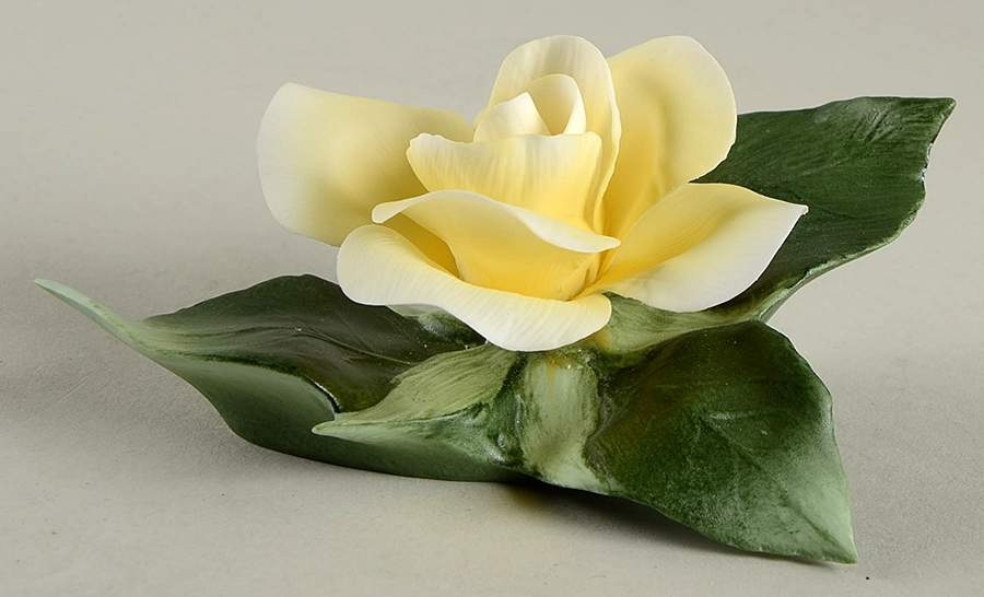 Flower Sculptures Roses Of Love-Yellow - No Box by Boehm-1