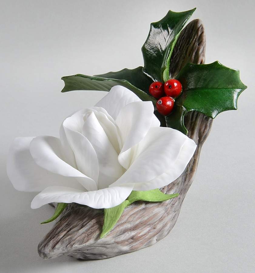 Flower Sculptures Noel Rose - No Box by Boehm-1