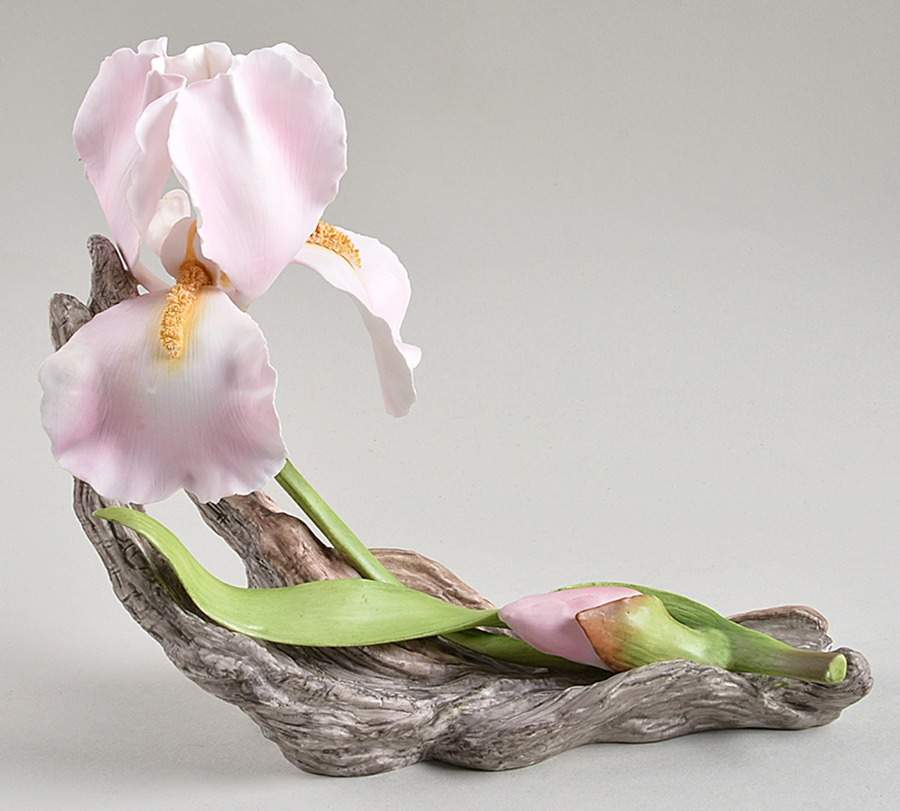 Flower Sculptures Rose Caprice Iris - No Box by Boehm-1