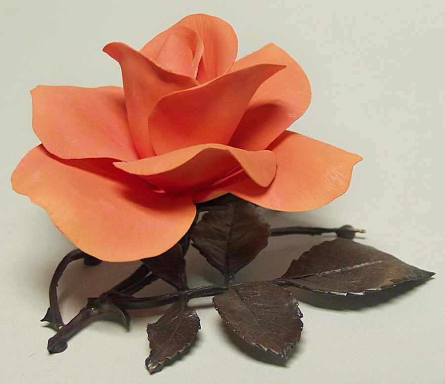 Roses of Distinction Tropicana Rose - No Box by Boehm-1