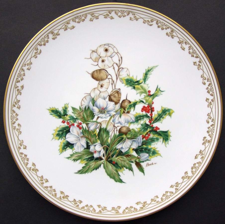Bouquet of Blossoms & Berries Winter Holiday - No Box by Boehm-1