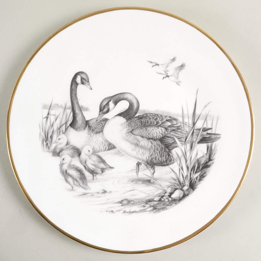 Gamebirds Canada Geese - Boxed by Boehm-1