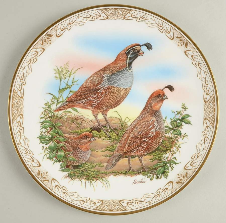 Game Birds of North America California Quail - Boxed by Boehm-1