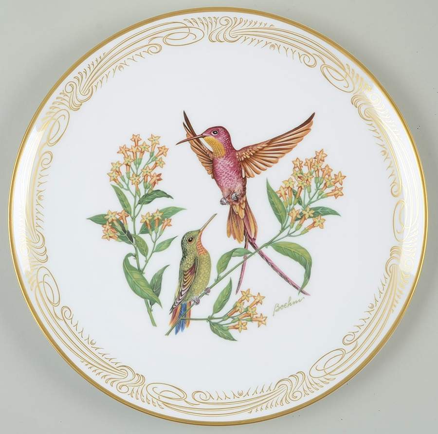 Hummingbird Crimson Topaz - Boxed by Boehm-1