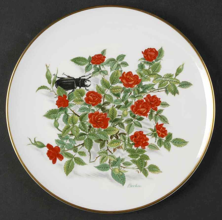 Miniature Rose Plate Collection Beauty Secret - No Box by Boehm-1