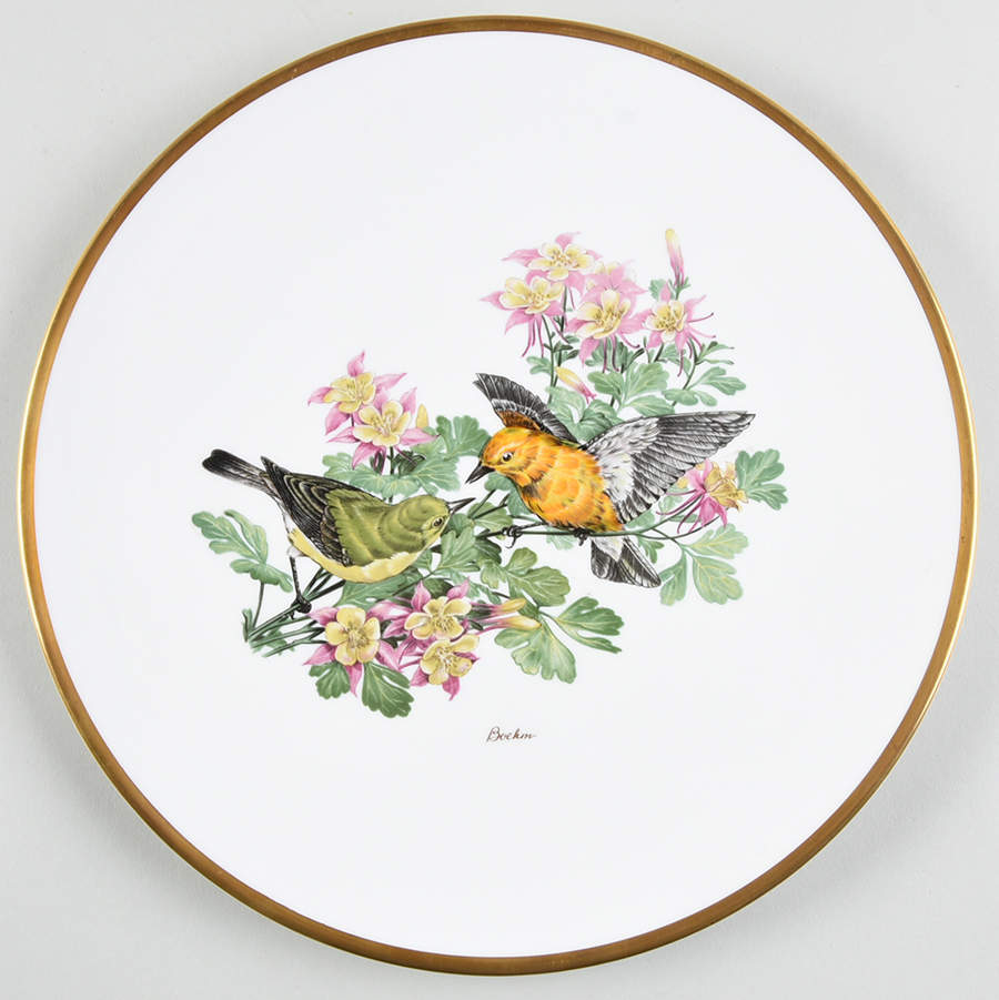 Woodland Birds of America Prothonotary Warbler - No Box by Boehm-1
