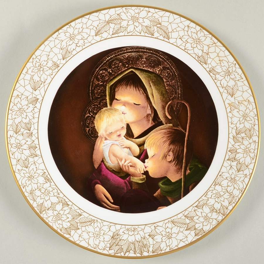 Boehm Museum Collections Christmas Plate Adoration - Boxed by Boehm-1