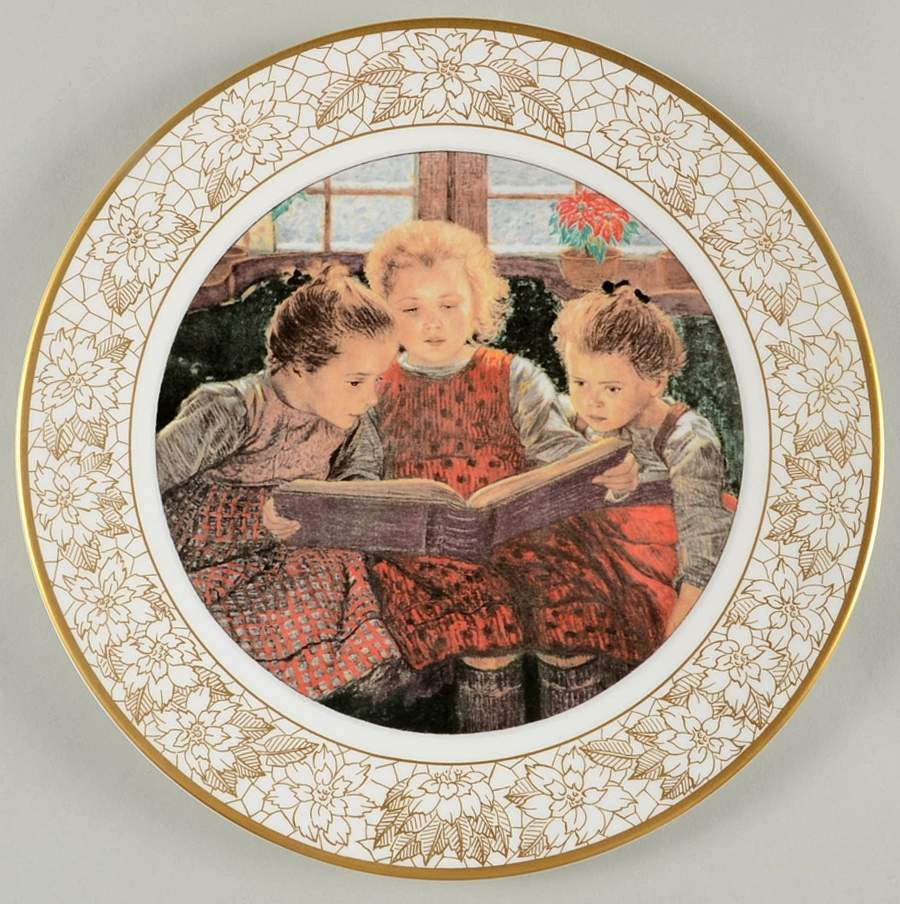 Boehm Museum Collections Christmas Plate A Christmas Story - No Box by Boehm-1