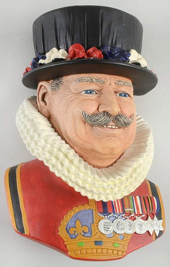 Character Head Plaques Beefeater - No Box by Bossons-1