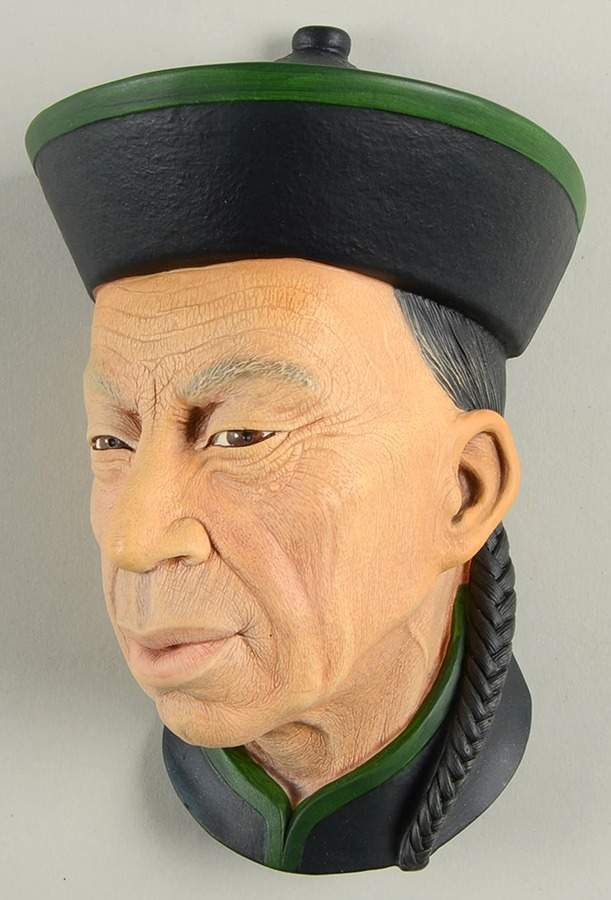 Character Head Plaques Mr Wang - No Box by Bossons-1