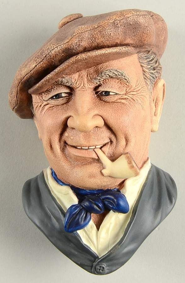 Character Head Plaques Bargee-Grey Coat - No Box by Bossons-1