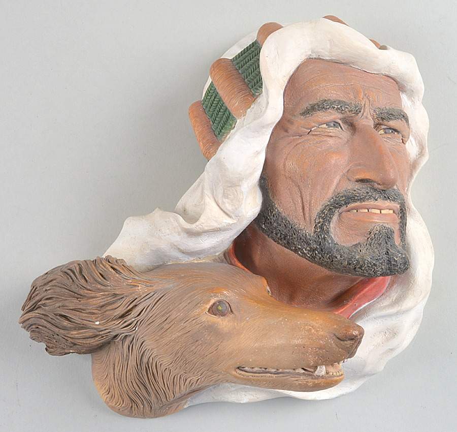 Character Head Plaques Desert Hunters - No Box by Bossons-1