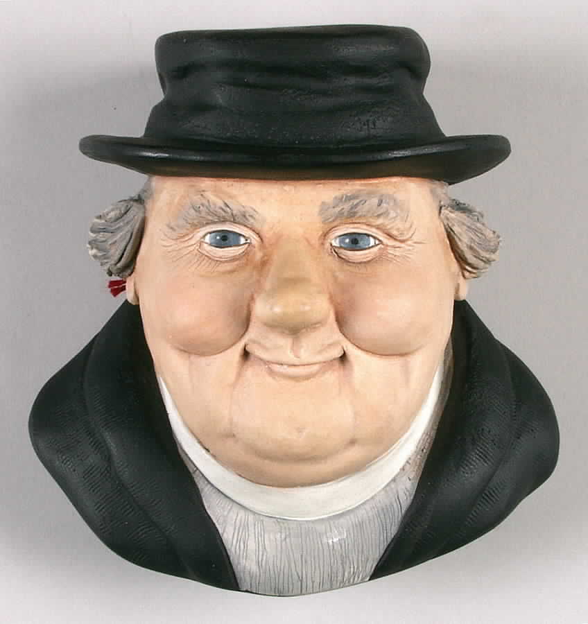 Character Head Plaques Parson - No Box by Bossons-1