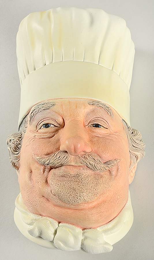 Character Head Plaques Chef - No Box by Bossons-1