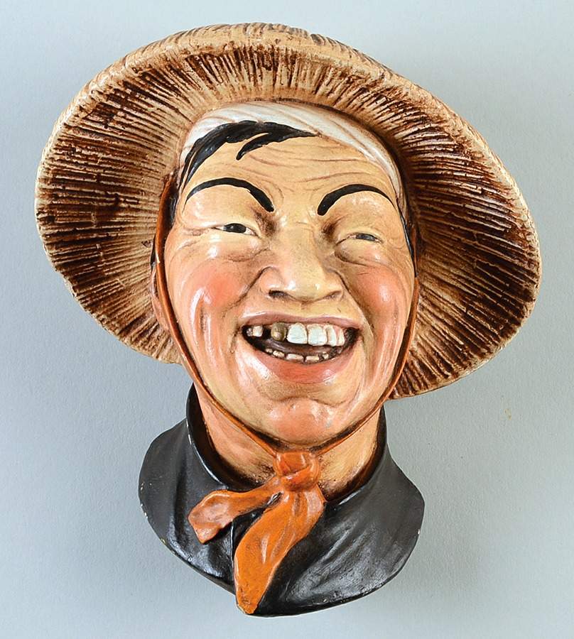 Character Head Plaques Coolie - No Box by Bossons-1