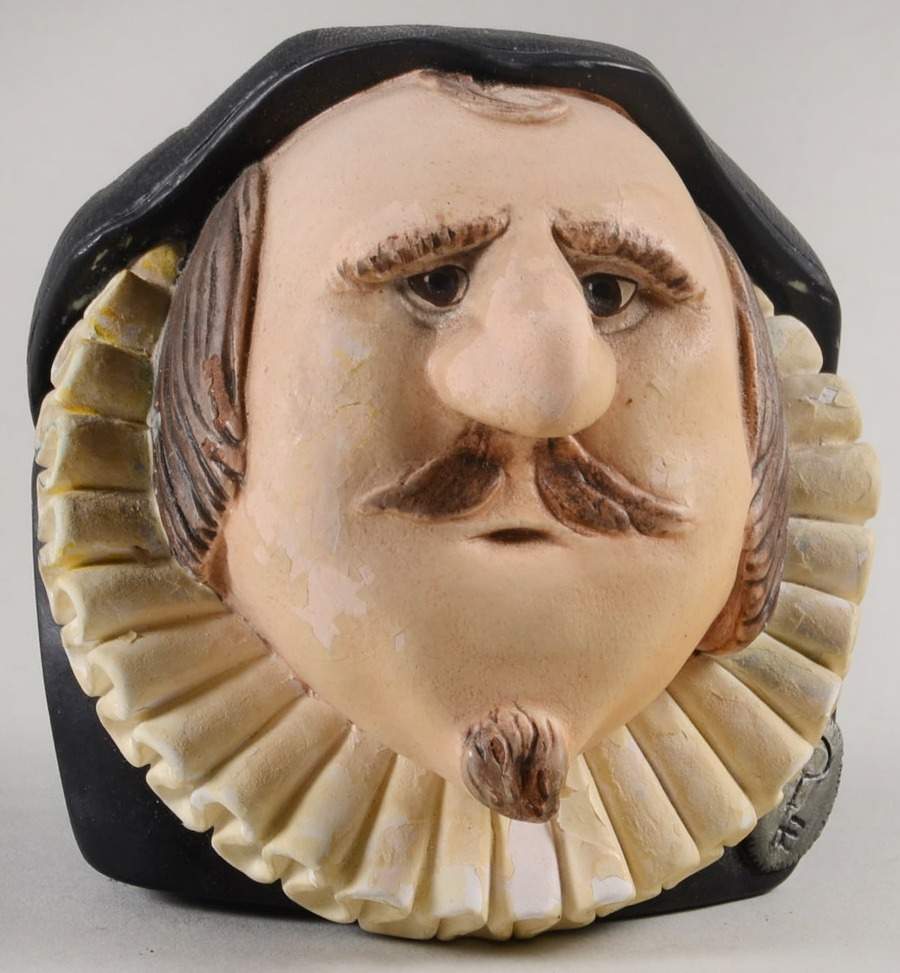 Character Head Plaques Malvolio - No Box by Bossons-1
