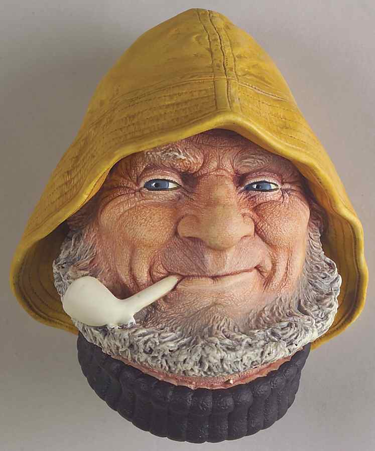 Character Head Plaques Old Salt - No Box by Bossons-1