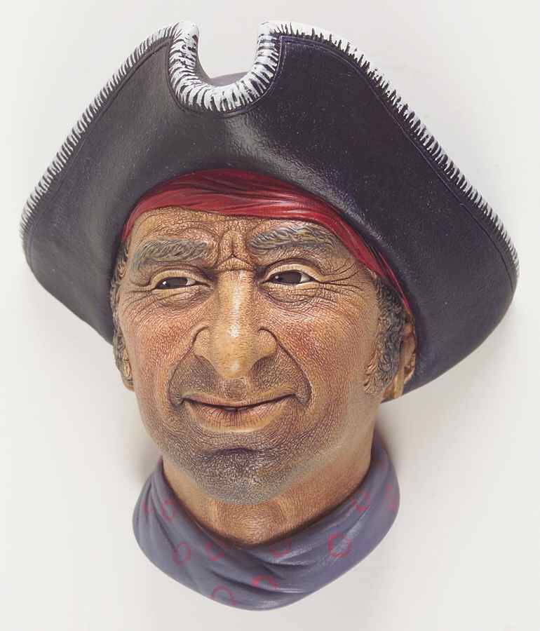 Character Head Plaques Captain Kid - No Box by Bossons-1