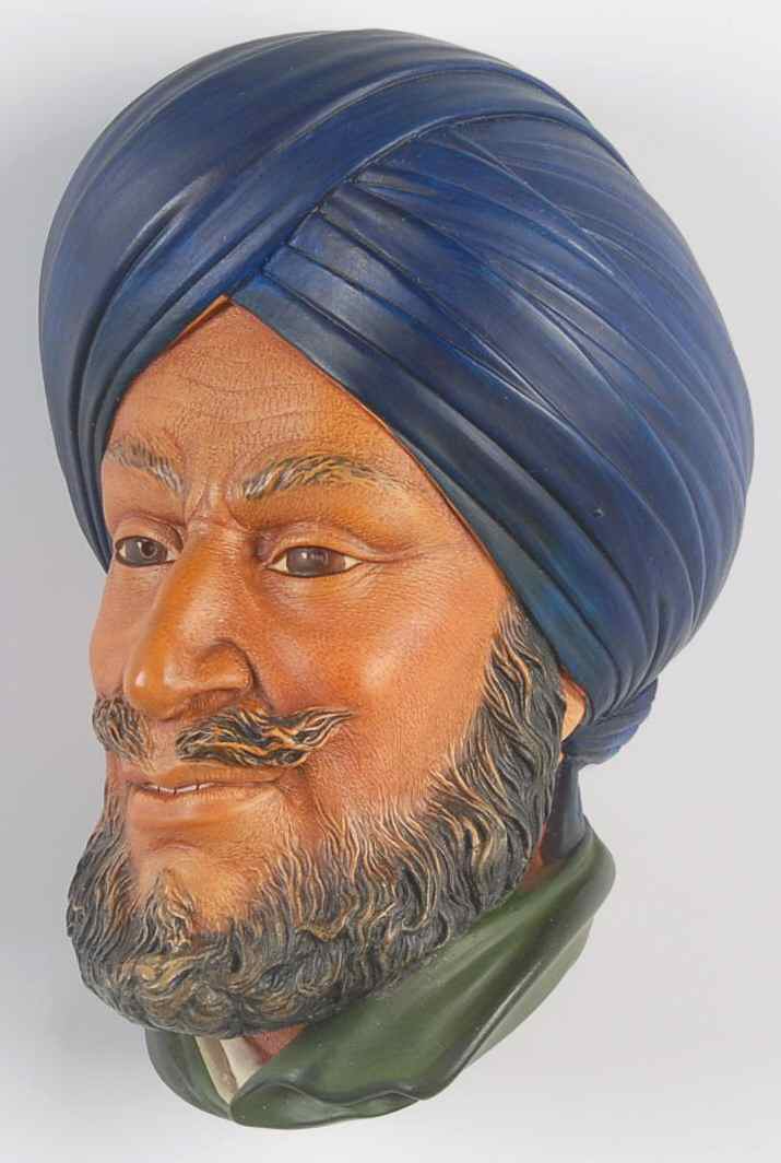 Character Head Plaques Sikh - No Box by Bossons-1