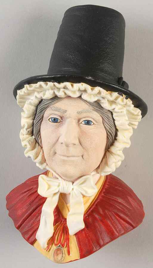 Character Head Plaques Welsh Lady - No Box 42 by Bossons-1