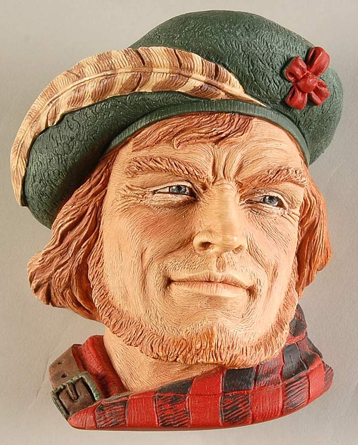 Character Head Plaques Rob Roy - No Box by Bossons-1