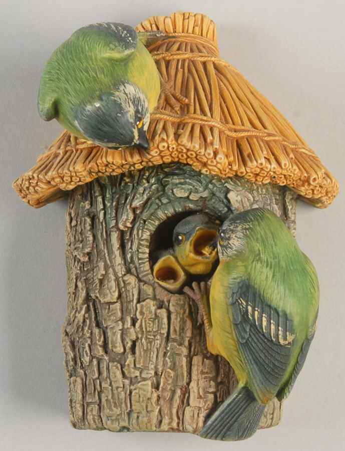 Wildlife Blue Tits - With Box by Bossons-1