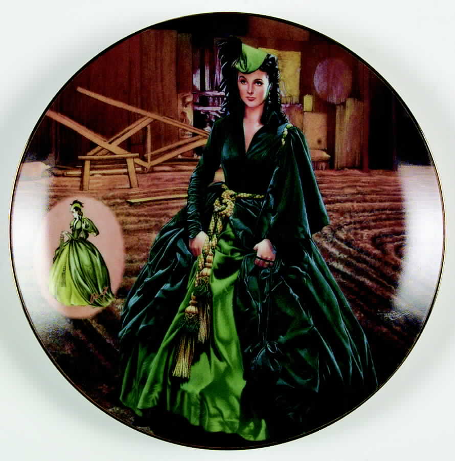 Costuming of A Legend The Green Drapery Dress - No Box by Bradford Exchange-1