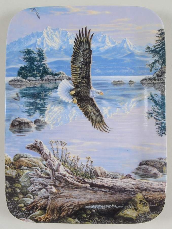 Dawn's Call As The Eagle Soars - No Box by Bradford Exchange-1