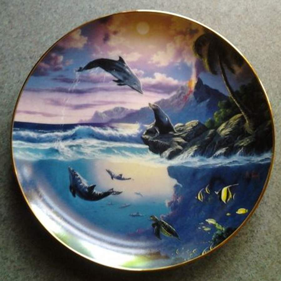 Dolphin Kisses Sealed With A Kiss - No Box by Bradford Exchange-1