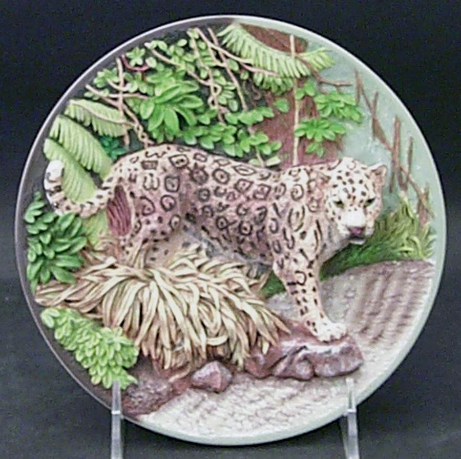 Fierce & Free:Big Cats Jaguar - No Box by Bradford Exchange-1