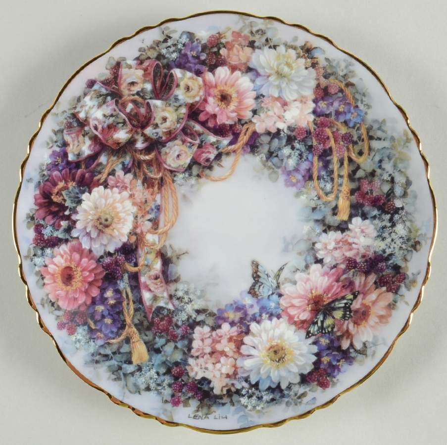 Floral Greetings Circle Of Romance - No Box by Bradford Exchange-1