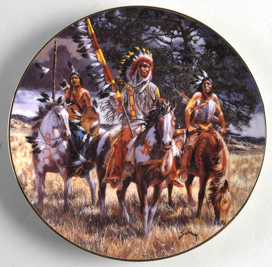 Footsteps of THE Brave Soulful Reflection - No Box by Bradford Exchange-1