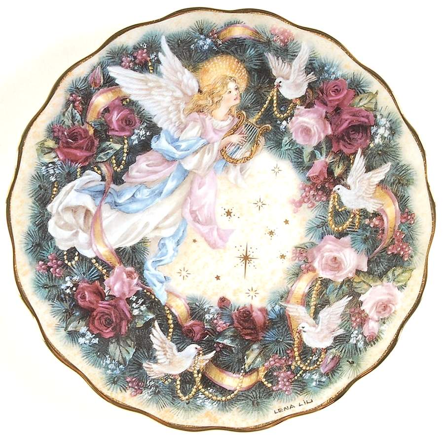 Lena Liu's Holiday Angels Glad Tidings - No Box by Bradford Exchange-1