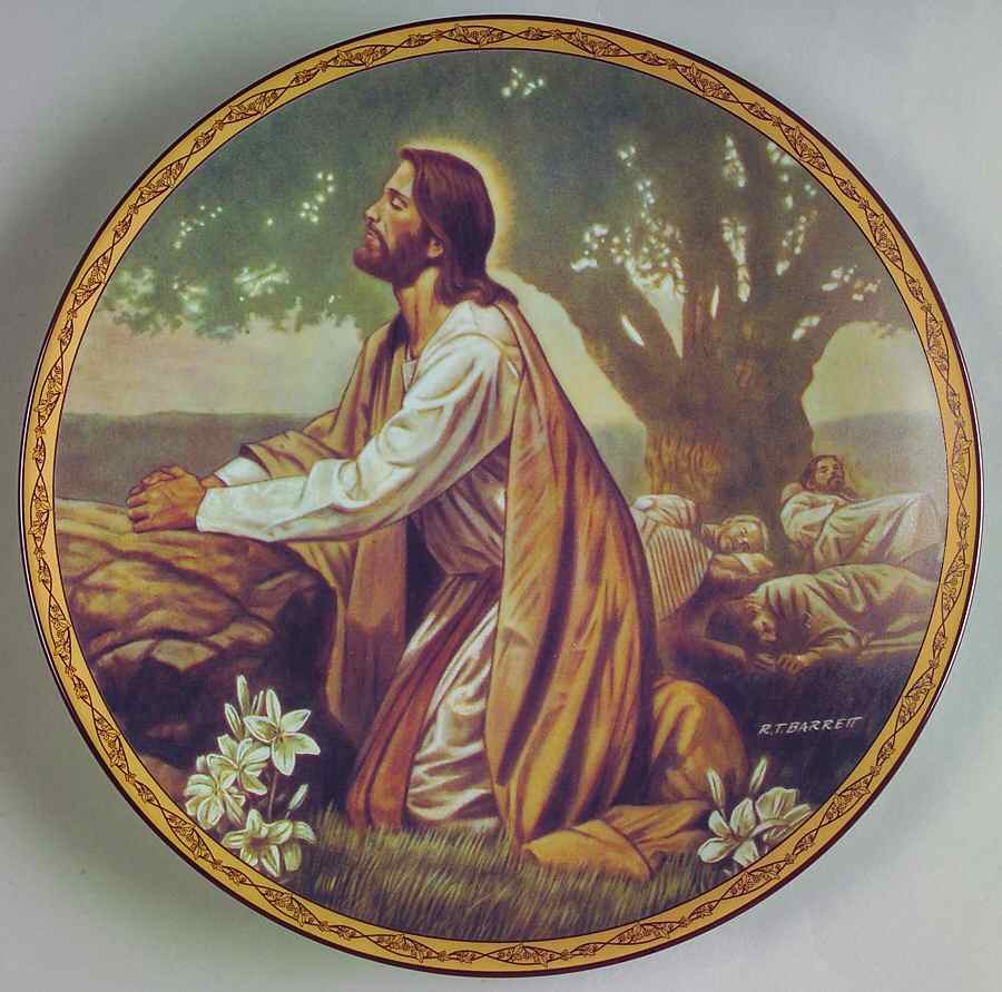 Life of Christ The Passion In The Garden - No Box by Bradford Exchange-1