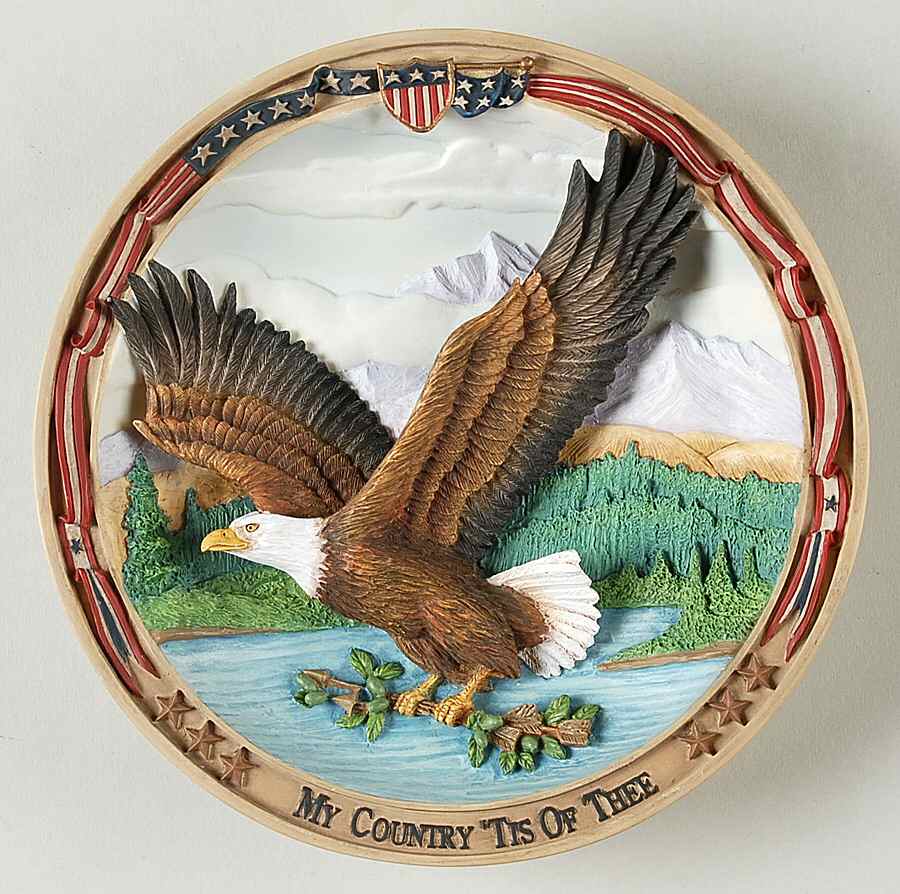 Majestic Patriots My Country Tis Of Thee - No Box by Bradford Exchange-1