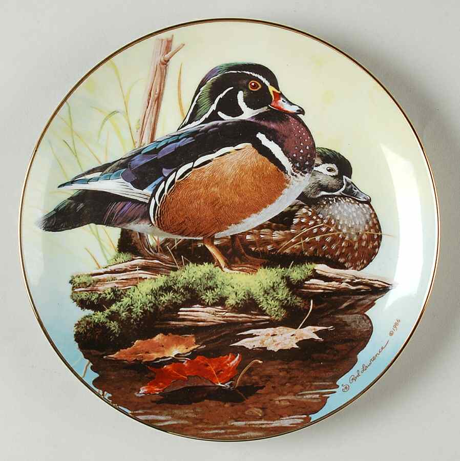 Natures Heritage Wood Ducks - No Box by Bradford Exchange-1