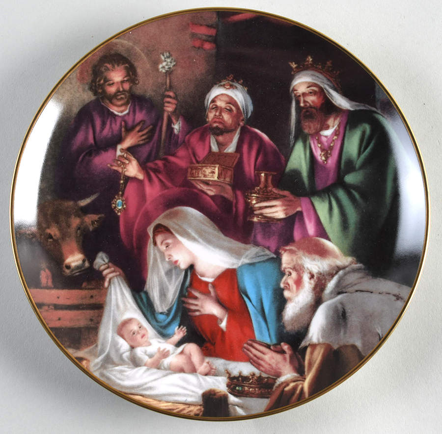 Promise of A Savior Gifts To Jesus - No Box by Bradford Exchange-1