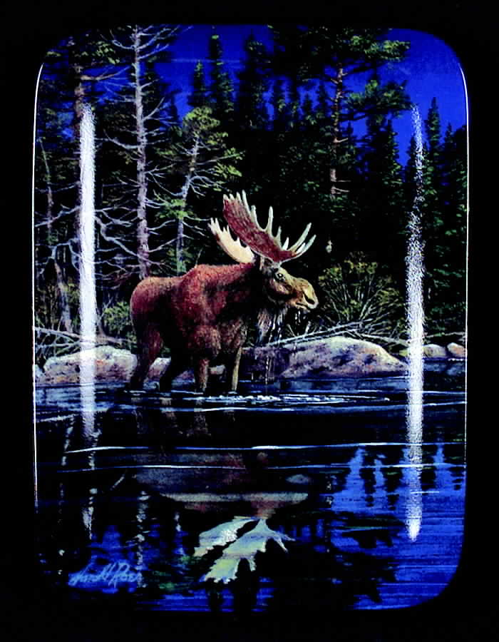 Reflection At Loon Landing The Forest Monarch Watches - No Box by Bradford Exchange-1
