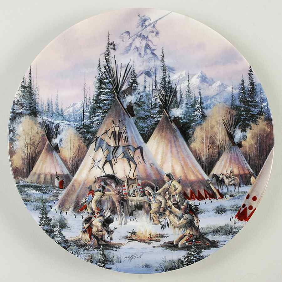 Sacred Circle Painted Horse - No Box by Bradford Exchange-1